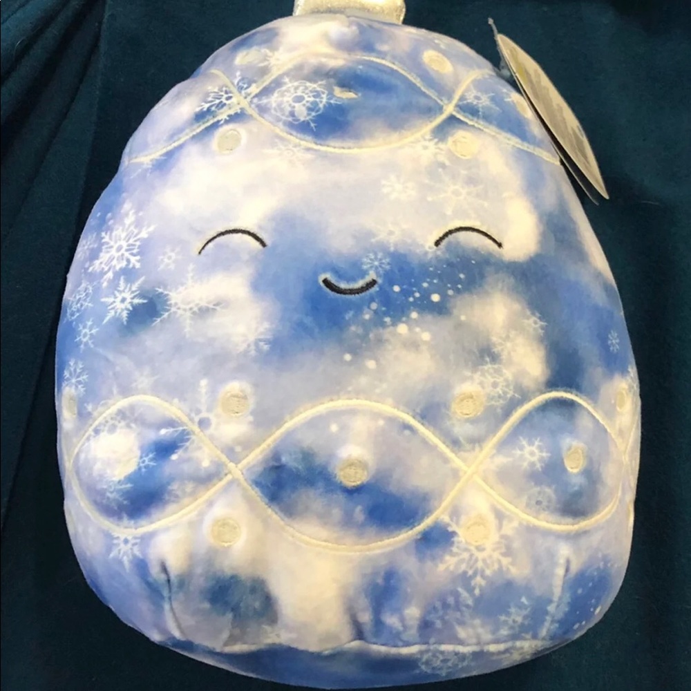 Squishmallows 8”- Tinsel The Tie Dye Ornament - NWT